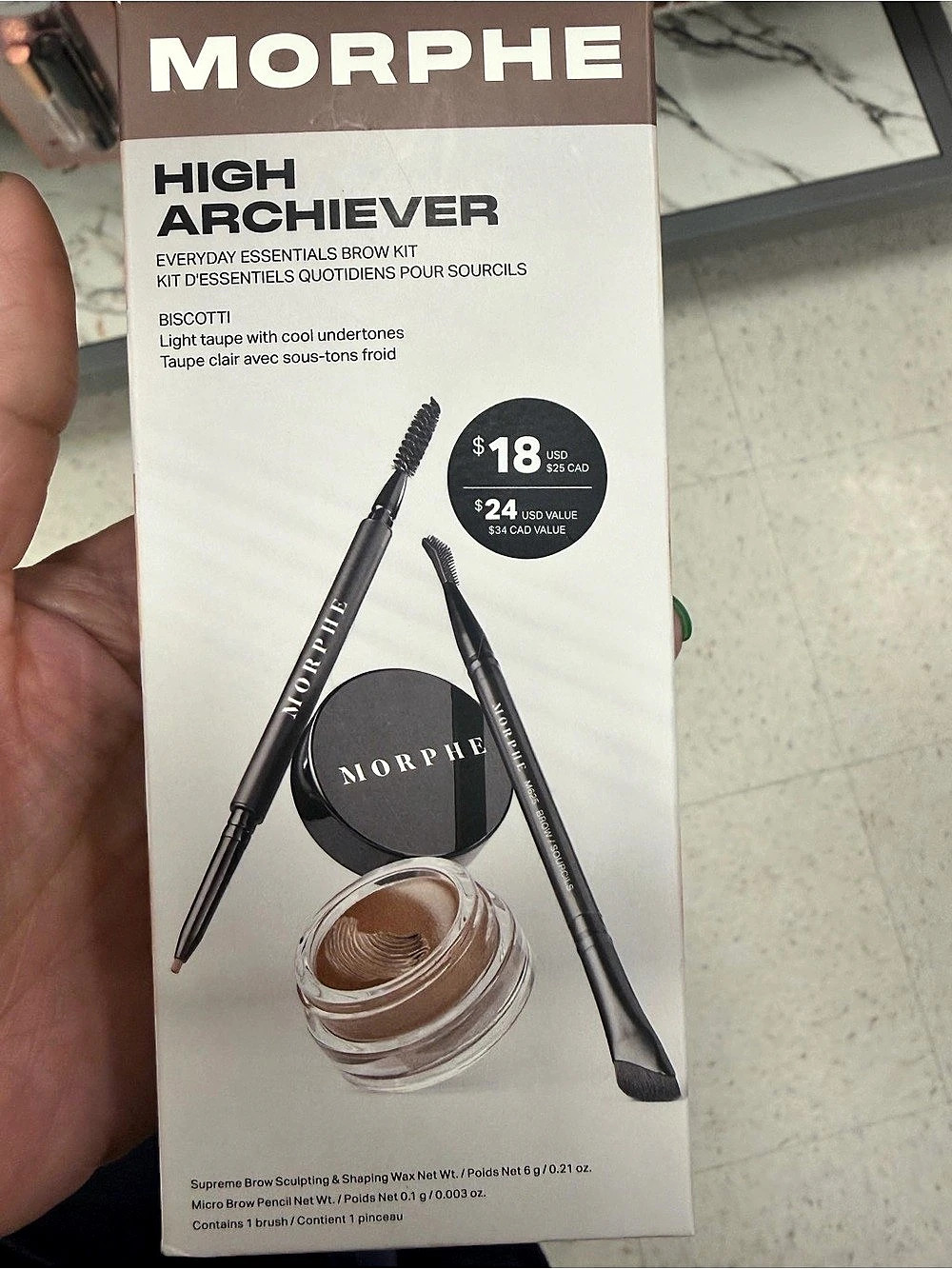 Morphe High Archiever Everyday Essentials Brow Kit NWT